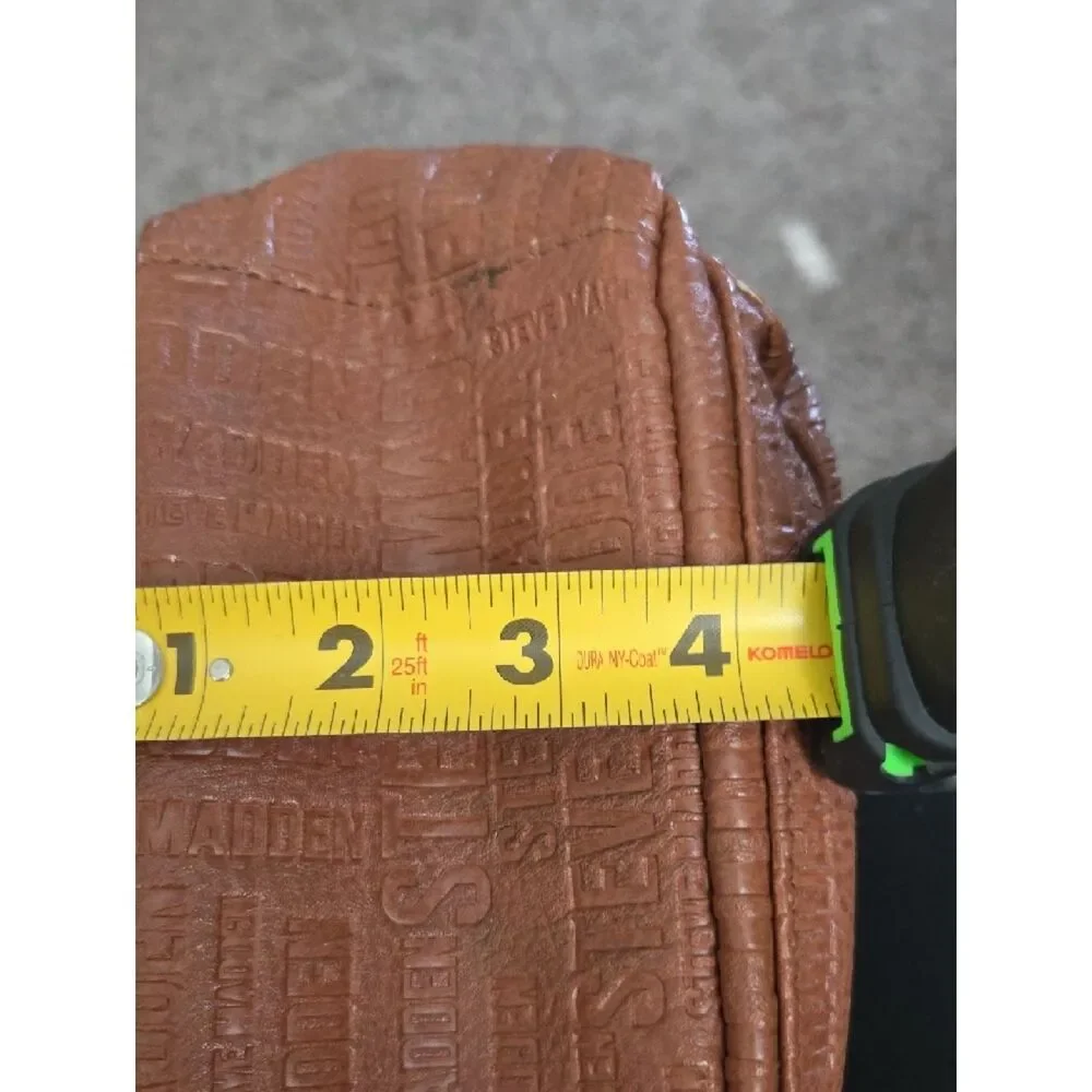 Steve Madden Brown Mini Backpack with Embossed Logo